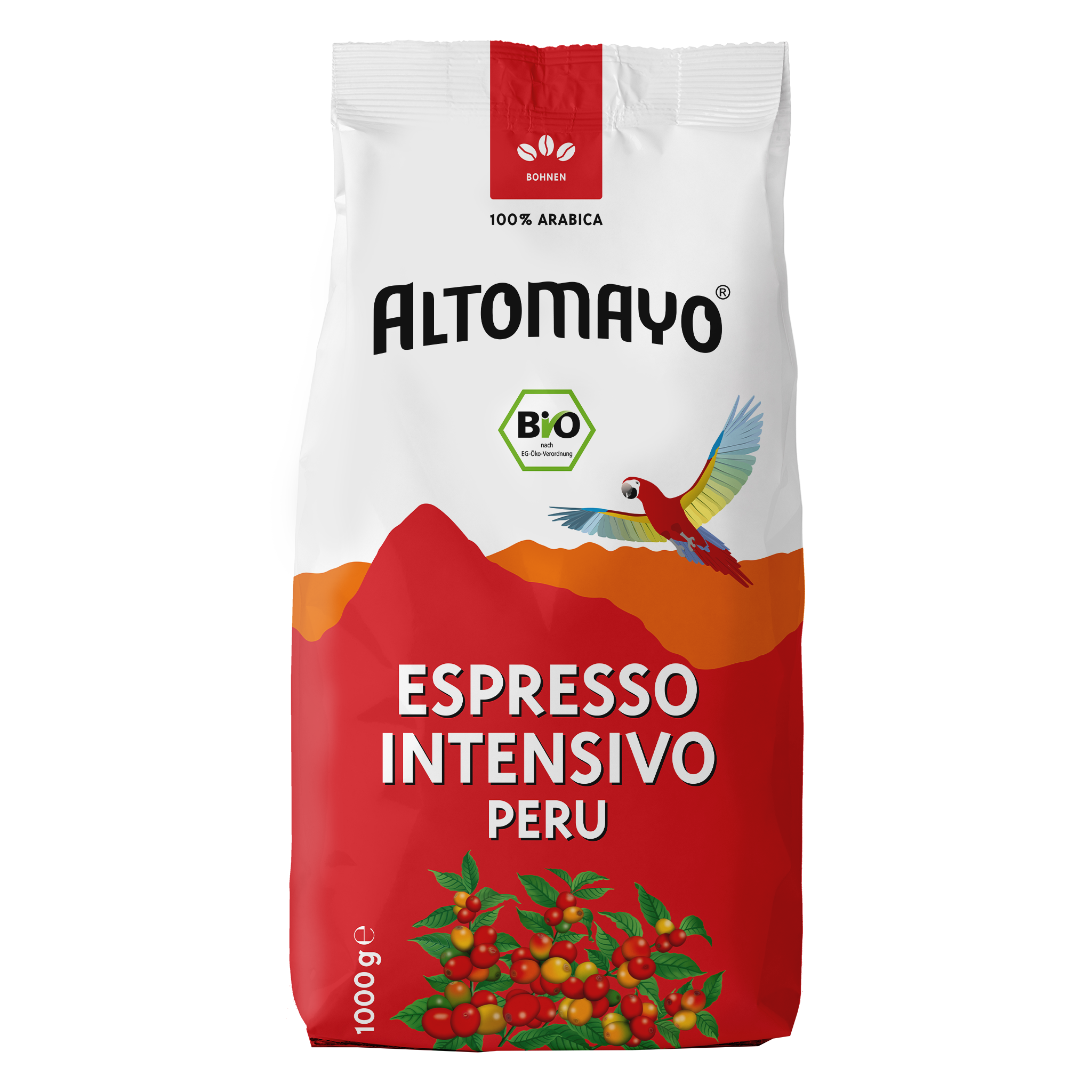 Bio Espresso Intensivo, Bohnen, 1000 g