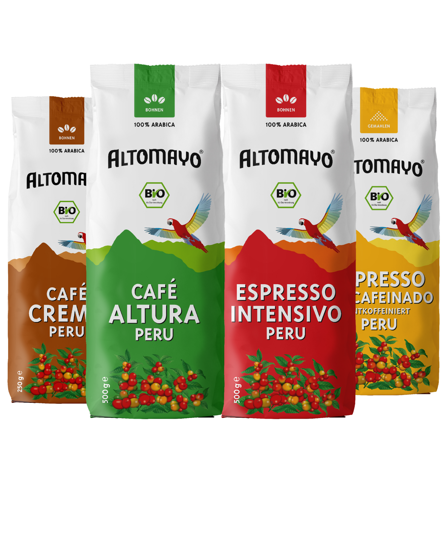 ALTOMAYO Geschenk Probiersets Produktkollektion Grafik