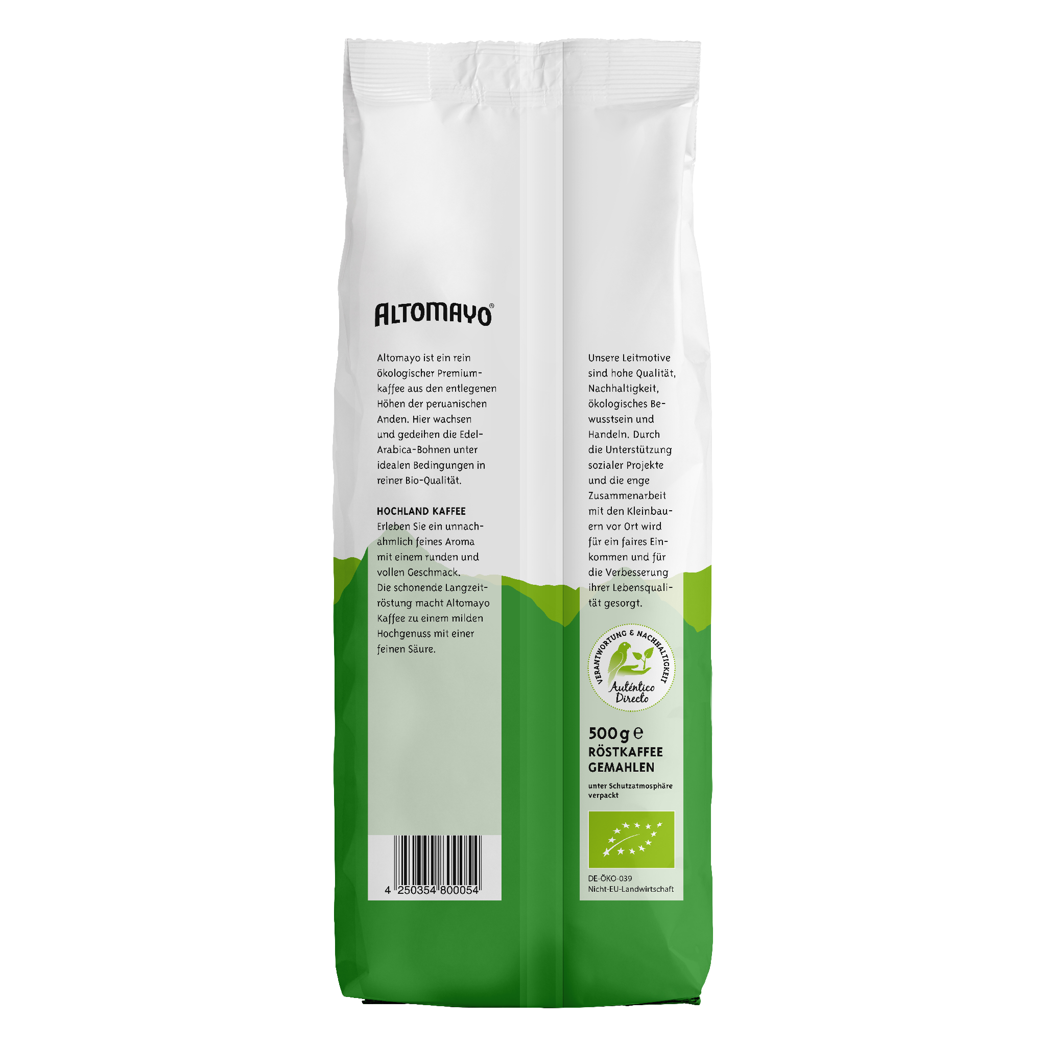 Bio Hochland Kaffee, gemahlen, 500 g