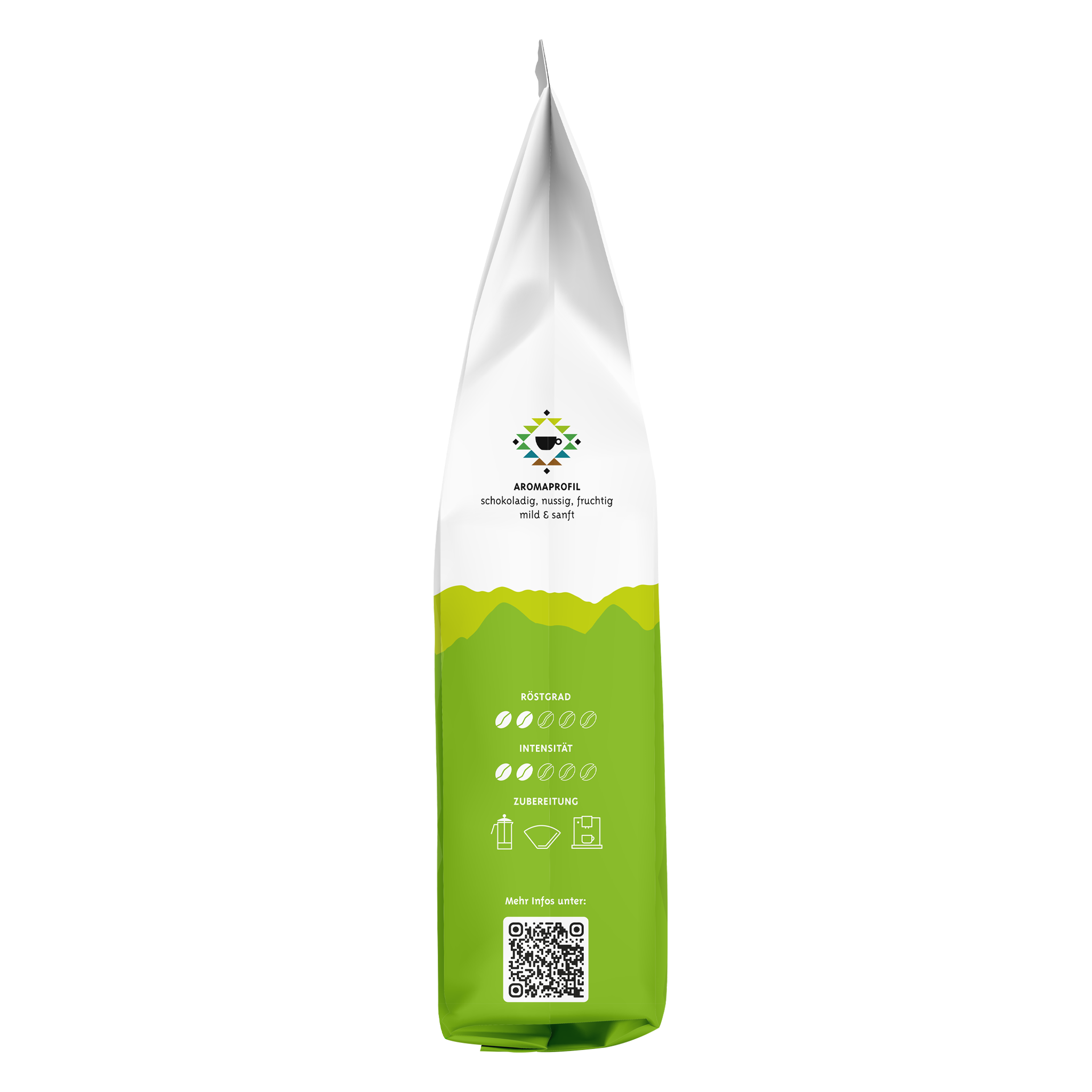 Café descafeinado ecológico, molido, 500 g