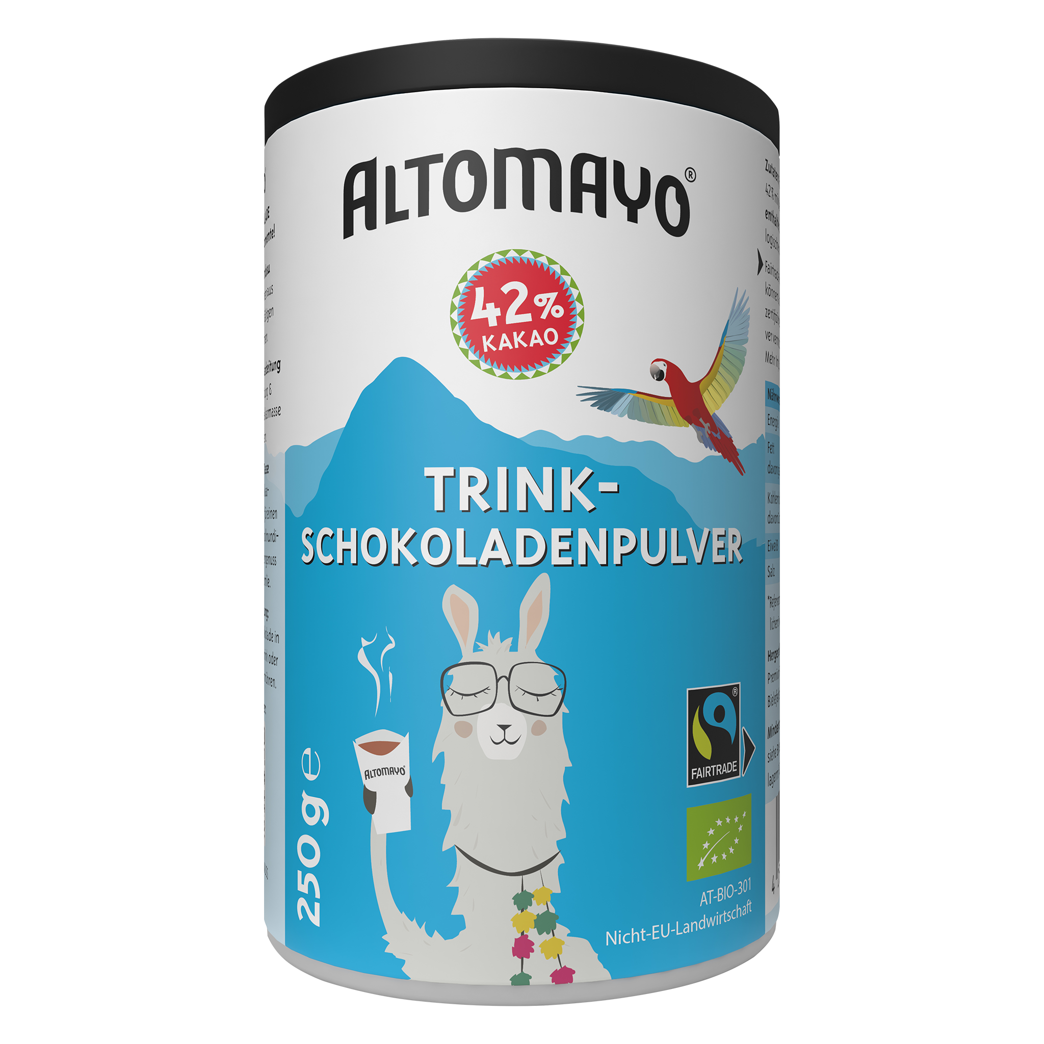 Bio-Fairtrade Trinkschokoladenpulver, Pulver, 250 g