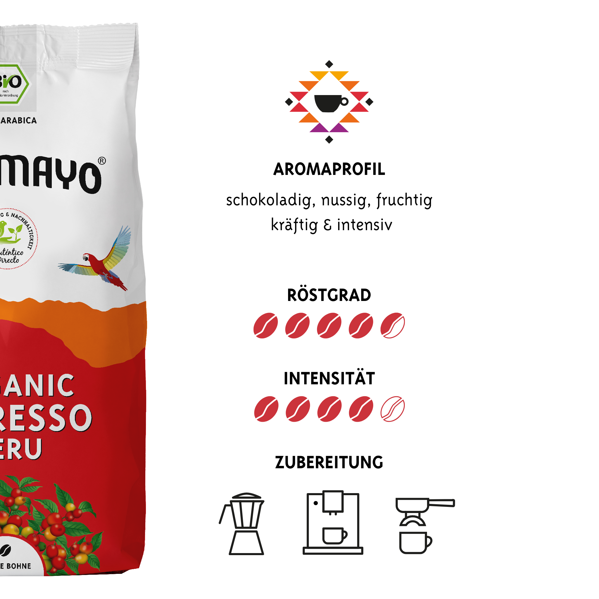 Organic Espresso, Beans, 1000 g
