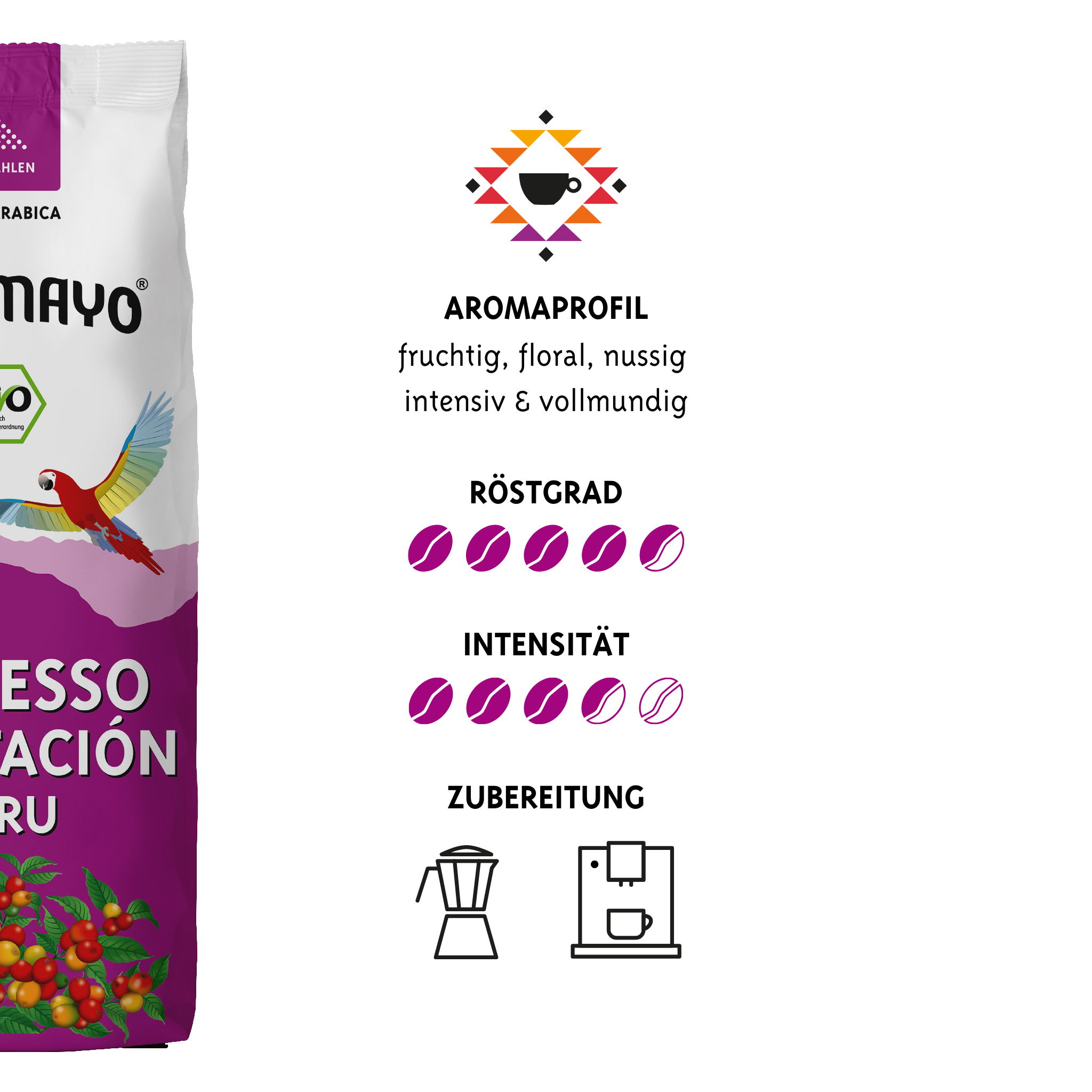 Organic Espresso Plantación, ground, 250 g