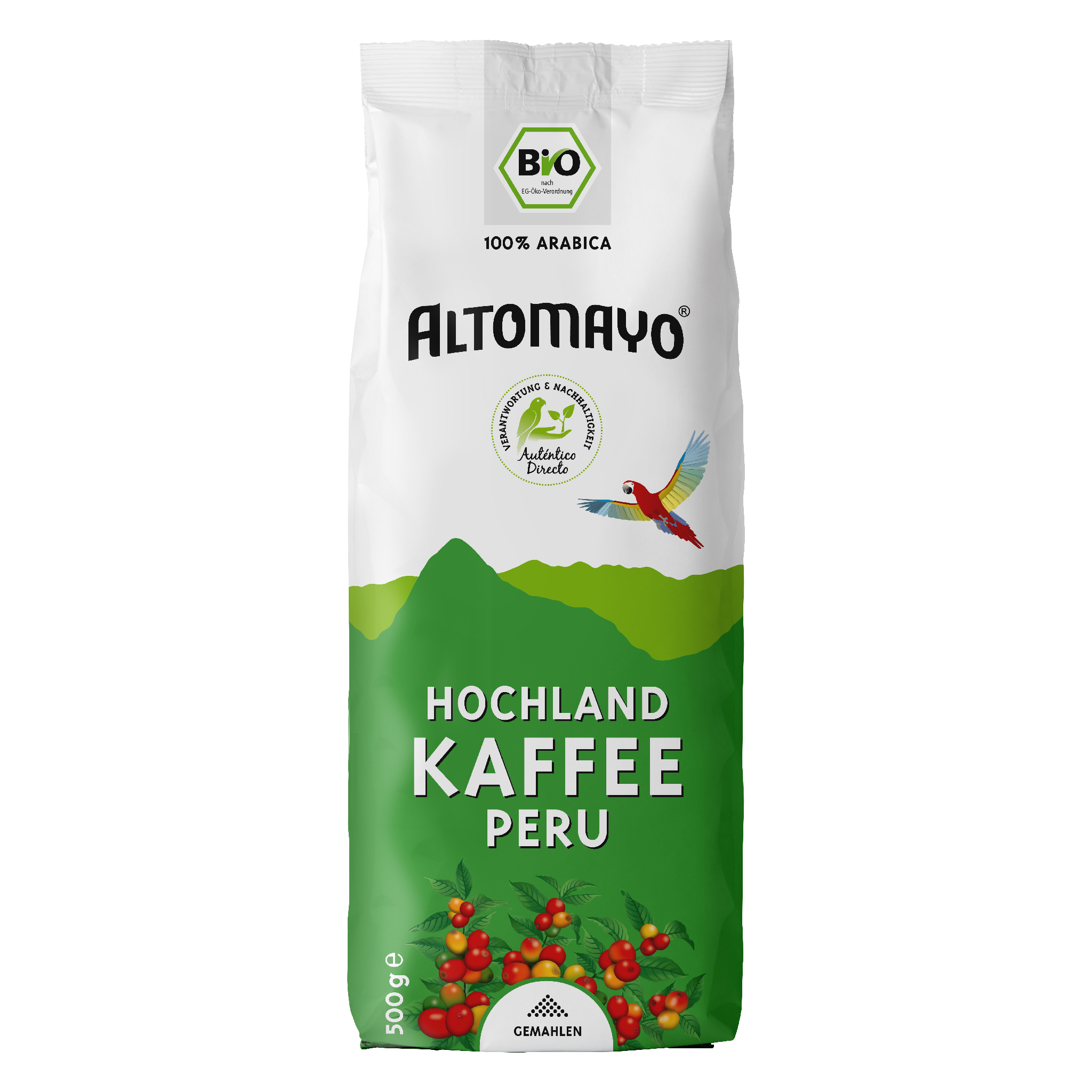 Bio Hochland Kaffee, gemahlen, 500 g