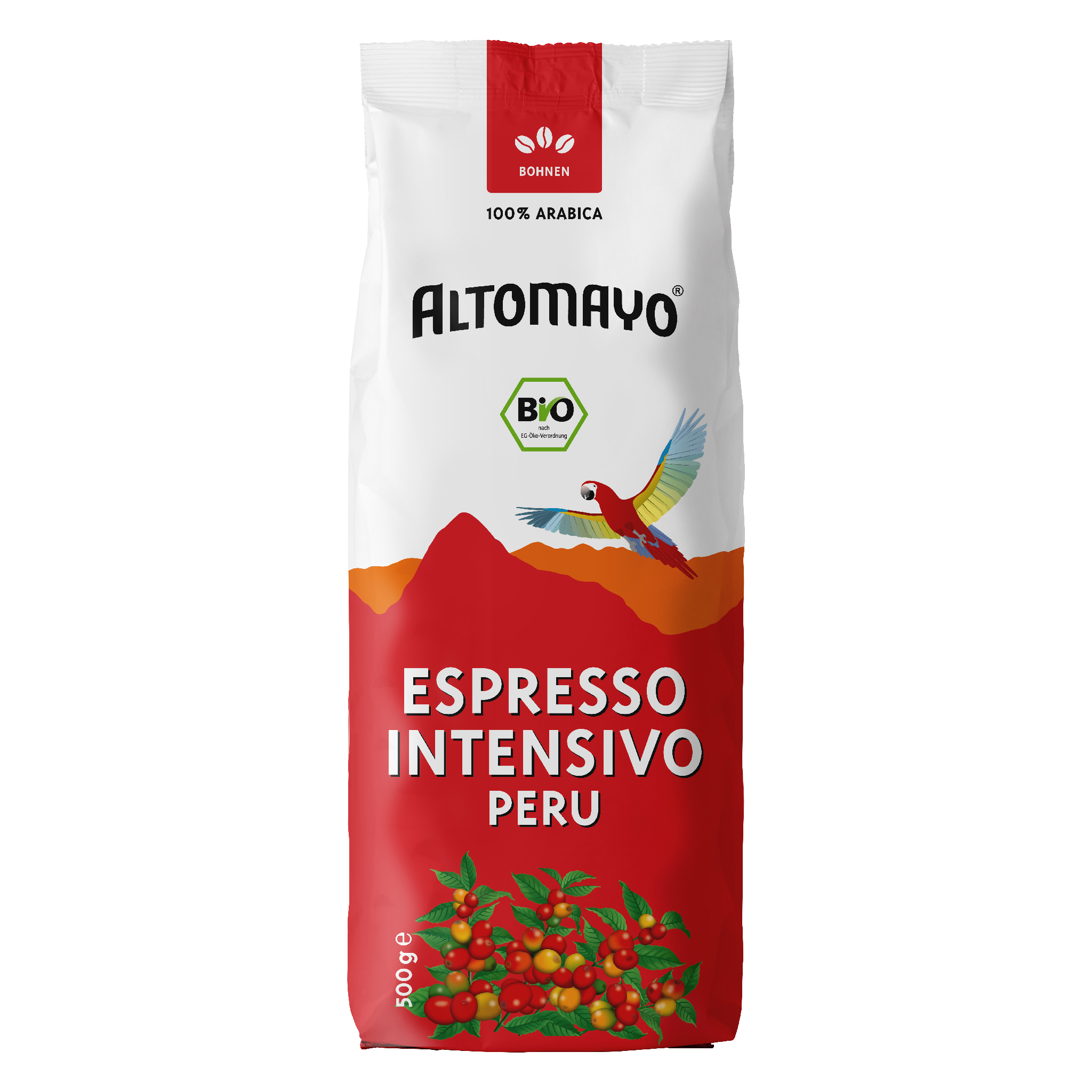 Bio Espresso Intensivo, Bohnen, 500 g