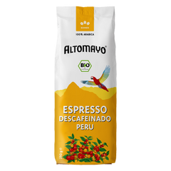 Bio Espresso Descafeinado Entkoffeiniert, Bohnen, 250 g