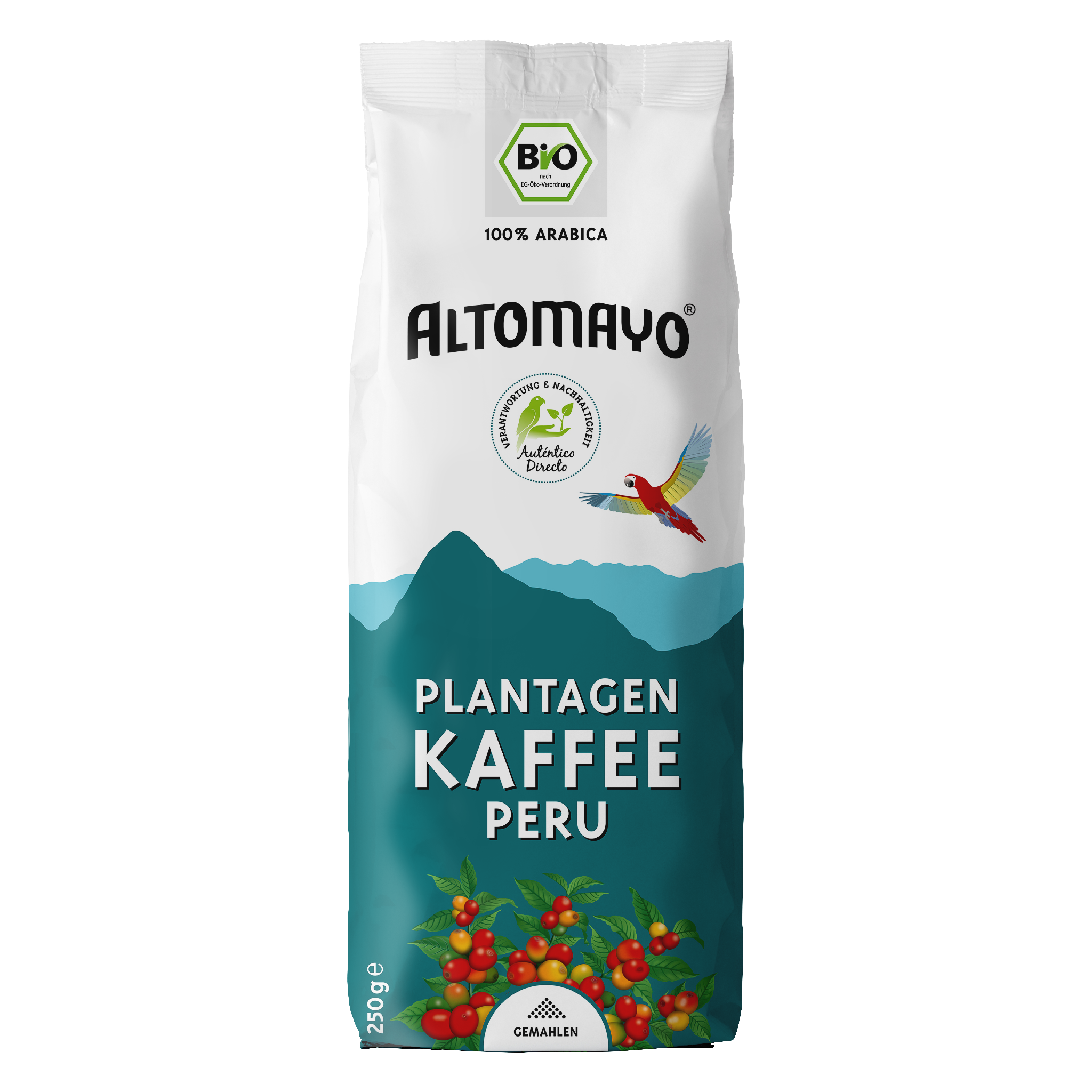 Bio Plantagen Kaffee, gemahlen, 250 g