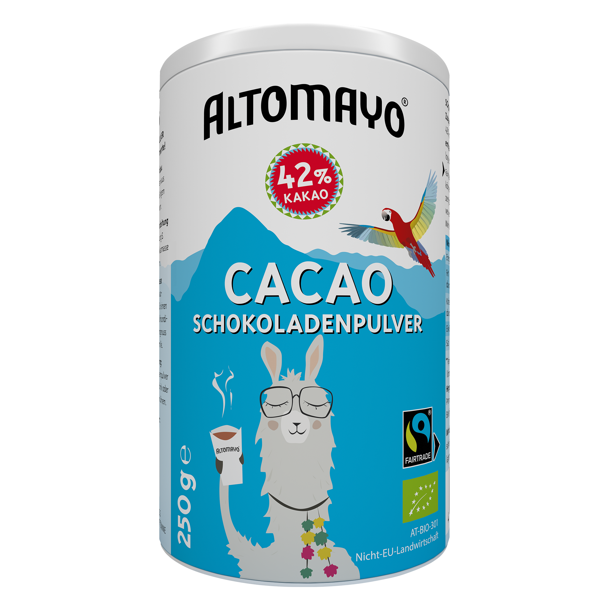 Bio Fairtrade Cacao Schokoladenpulver, Pulver, 250 g