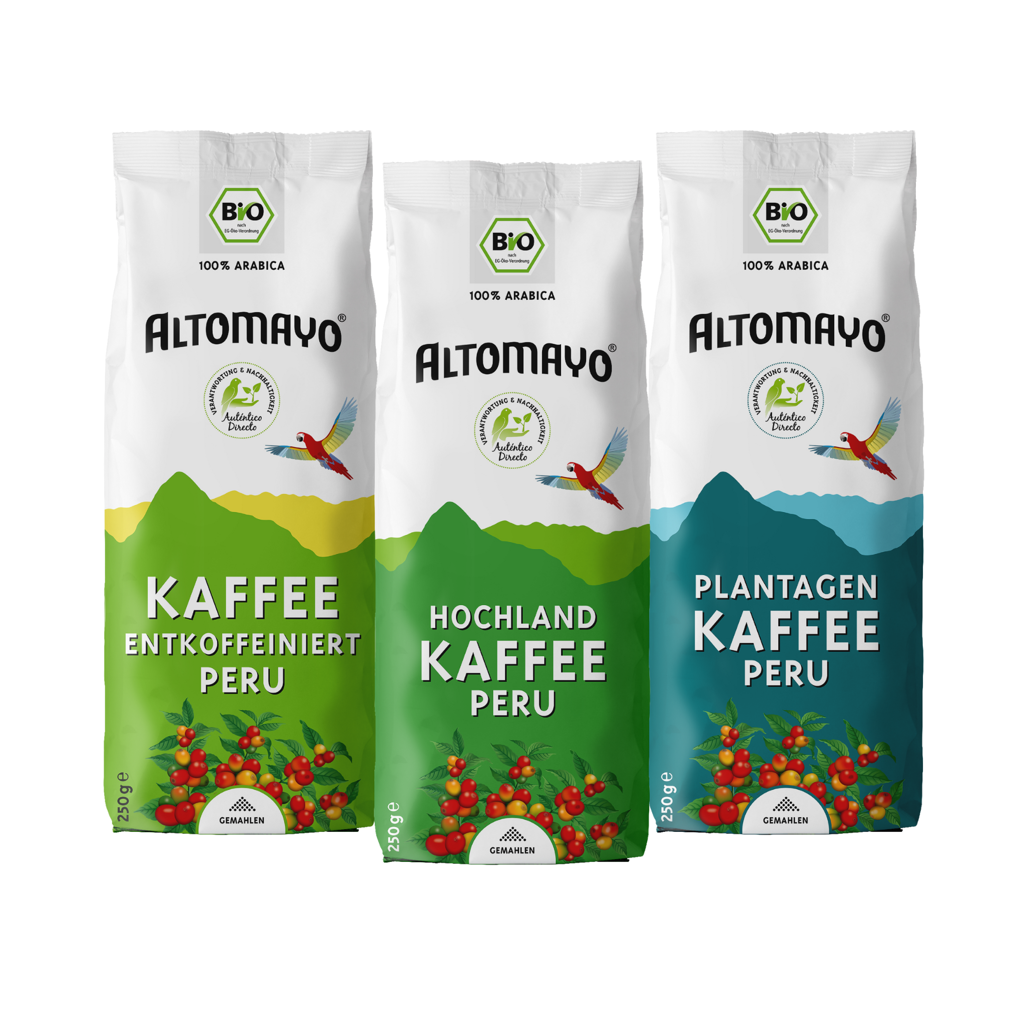 Sample set filter coffee, ground, 250 g